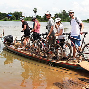 Mountain bikes in the Social Cycles Vietnam and Cambodia cycling tour