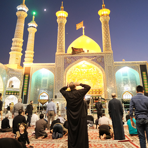 Mosque in Qom Iran, part of the Social Cycles Iran tour