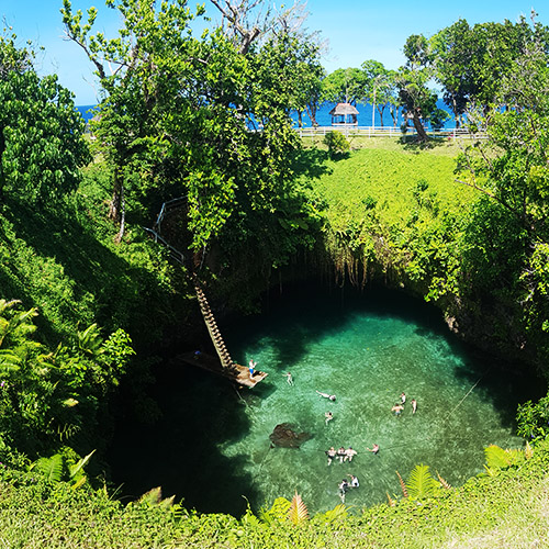 To Sua swimming hole in Samoa