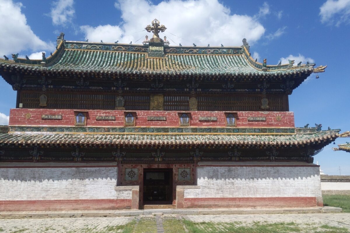 A temple hall at Erdene Zuu monastery